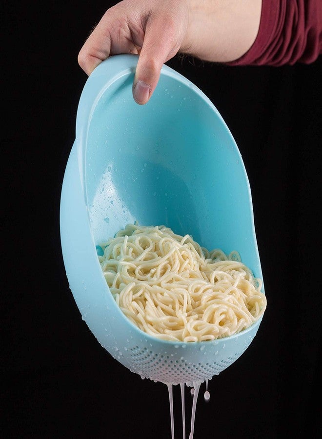 Naivete Rice Pulses Fruits Vegetable Noodles Pasta Washing Bowl (Multi Colour) - Image 5